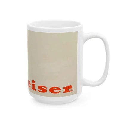 Budweiser Beer advertisement - White Coffee Mug - Go Mug Yourself