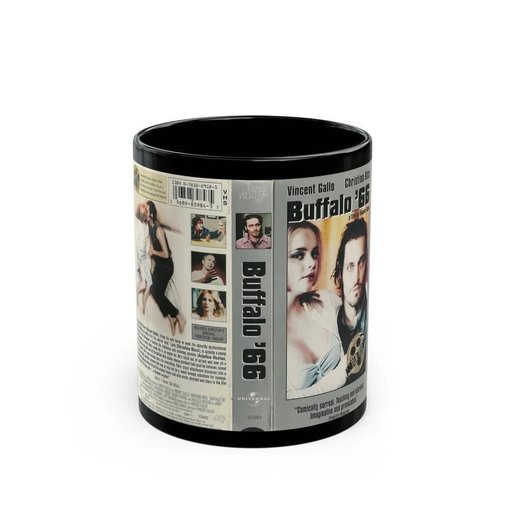 BUFFALO 66 (VHS COVER) - Black Coffee Mug-11oz-Go Mug Yourself