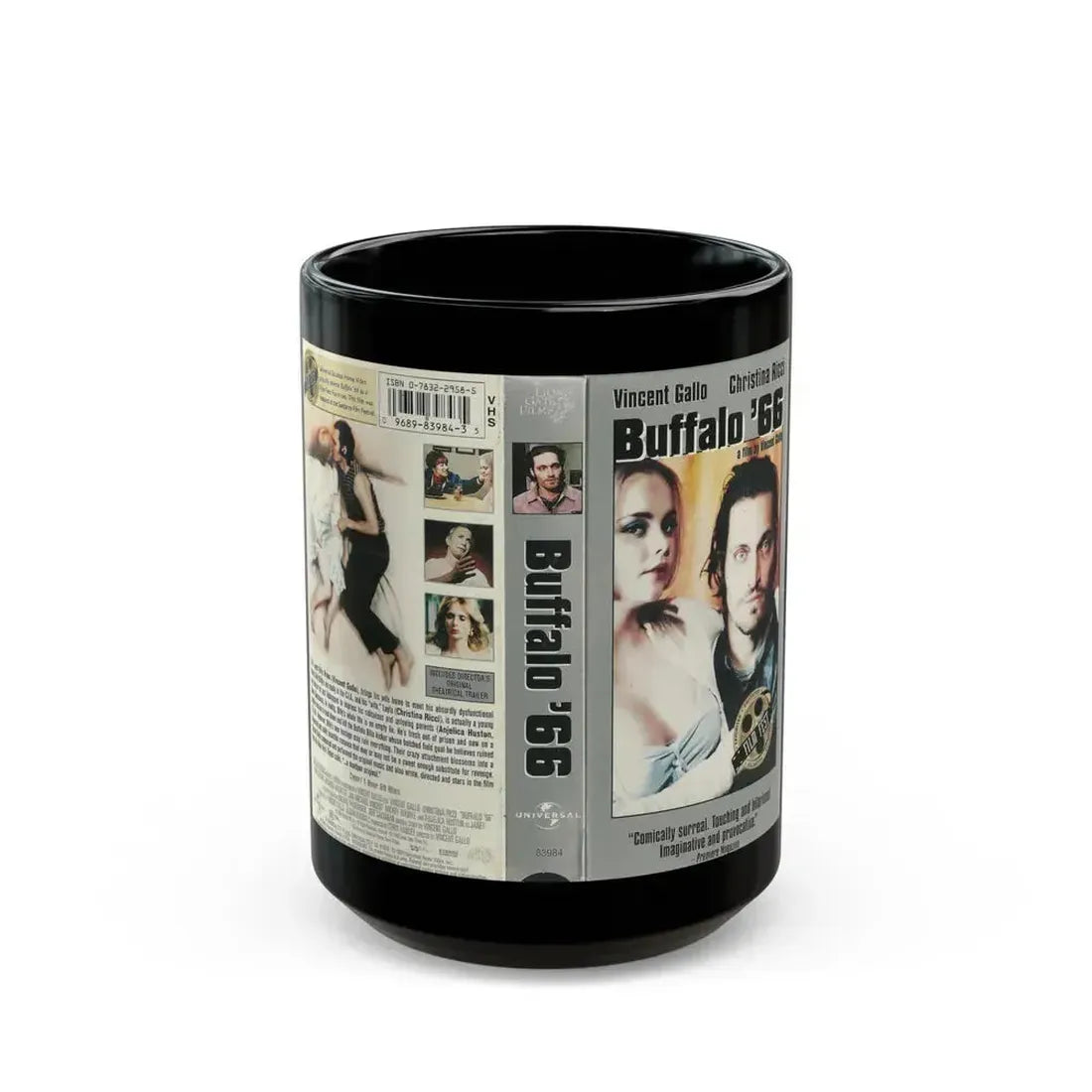 BUFFALO 66 (VHS COVER) - Black Coffee Mug 15oz - Go Mug Yourself