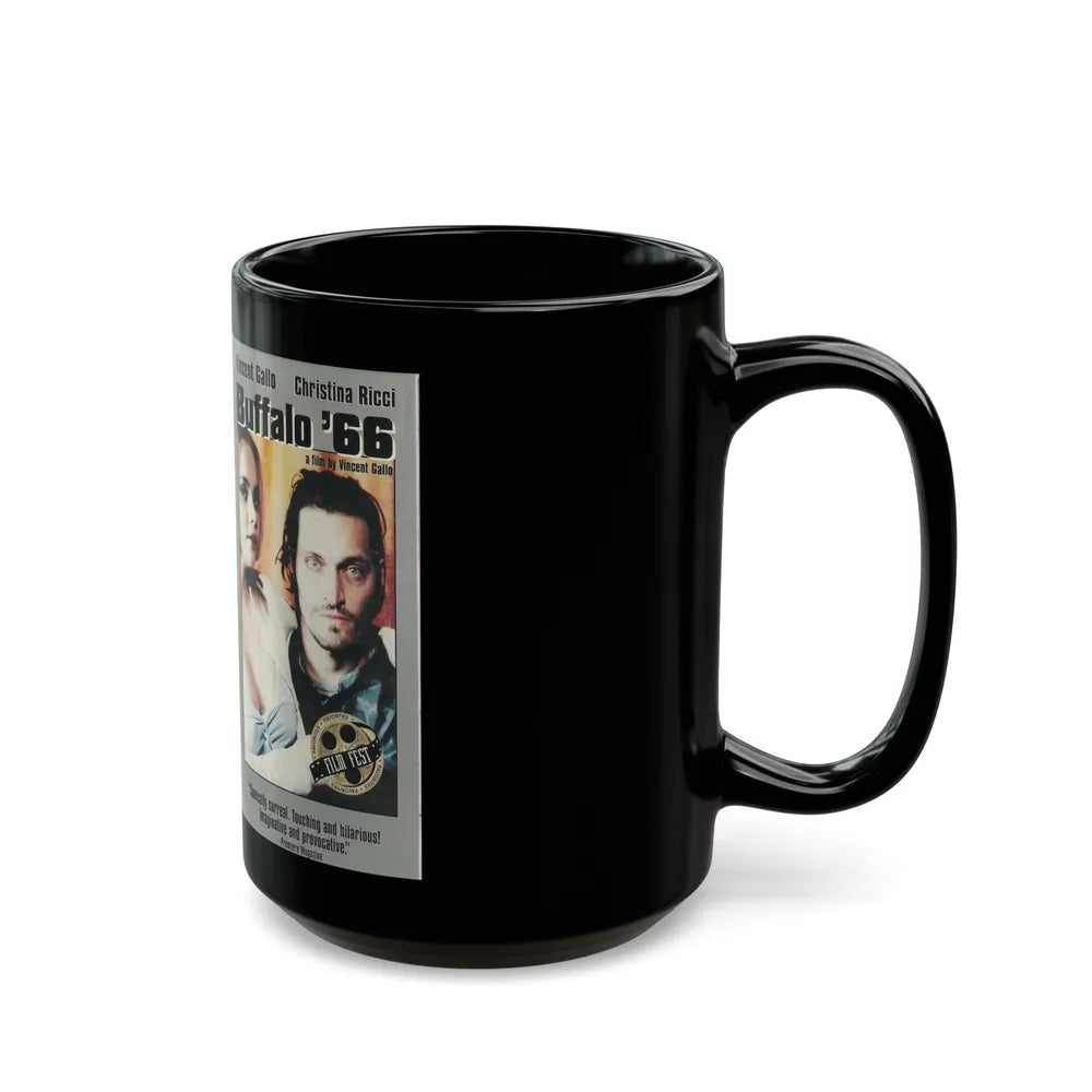 BUFFALO 66 (VHS COVER) - Black Coffee Mug-Go Mug Yourself