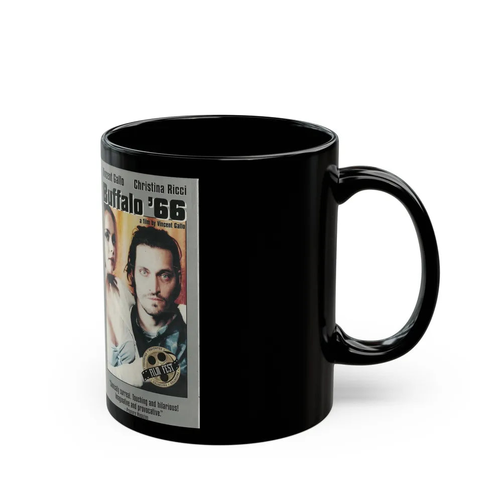 BUFFALO 66 (VHS COVER) - Black Coffee Mug-Go Mug Yourself