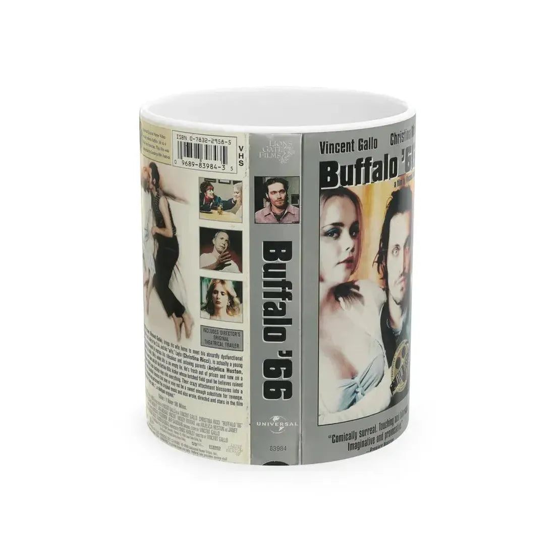BUFFALO 66 (VHS COVER) - White Coffee Mug 11oz - Go Mug Yourself