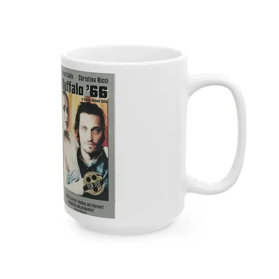 BUFFALO 66 (VHS COVER) - White Coffee Mug - Go Mug Yourself