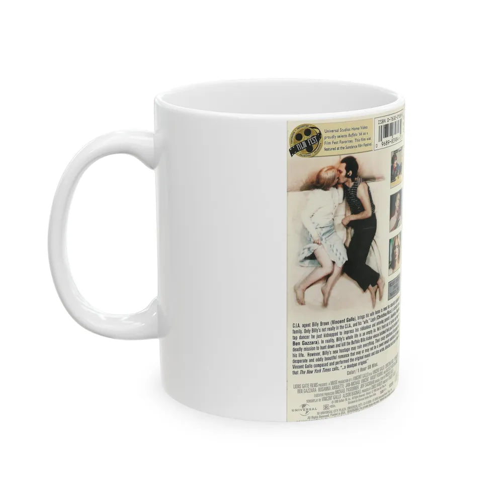 BUFFALO 66 (VHS COVER) - White Coffee Mug-Go Mug Yourself