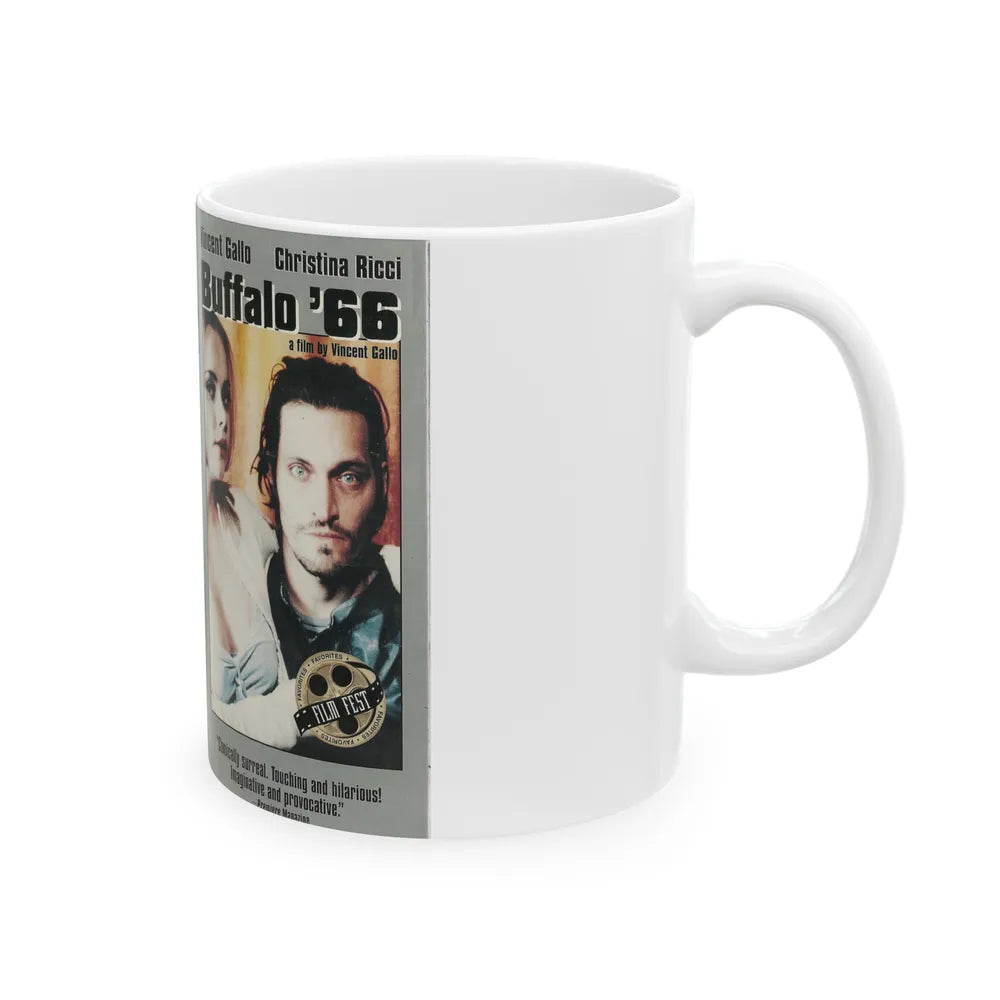 BUFFALO 66 (VHS COVER) - White Coffee Mug-Go Mug Yourself