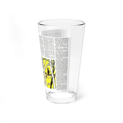 Buffalo Kill, Adam magazine, May 1963 (Magazine Illustration) Pint Glass 16oz - Go Mug Yourself