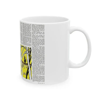 Buffalo Kill, Adam magazine, May 1963 - White Coffee Mug - Go Mug Yourself