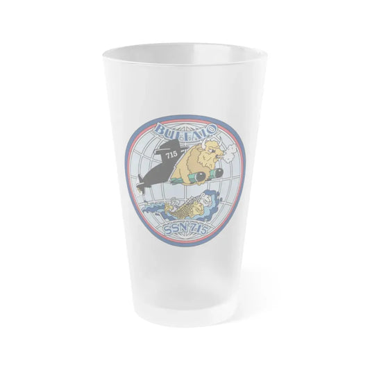 Buffalo SSN 715 (U.S. Navy) Frosted Pint Glass 16oz Default Title - Go Mug Yourself