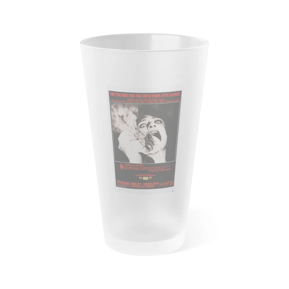 BUG 1975 Movie Poster - Frosted Pint Glass 16oz-16oz-Frosted-Go Mug Yourself