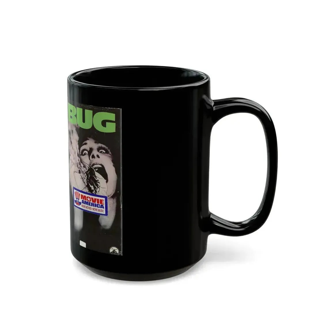 BUG (VHS COVER) - Black Coffee Mug - Go Mug Yourself