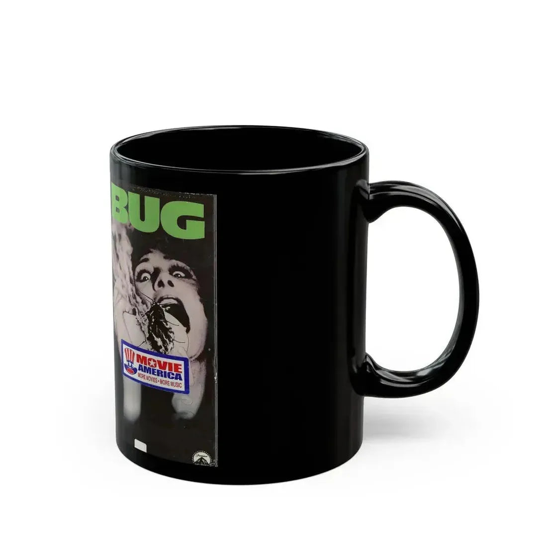 BUG (VHS COVER) - Black Coffee Mug - Go Mug Yourself