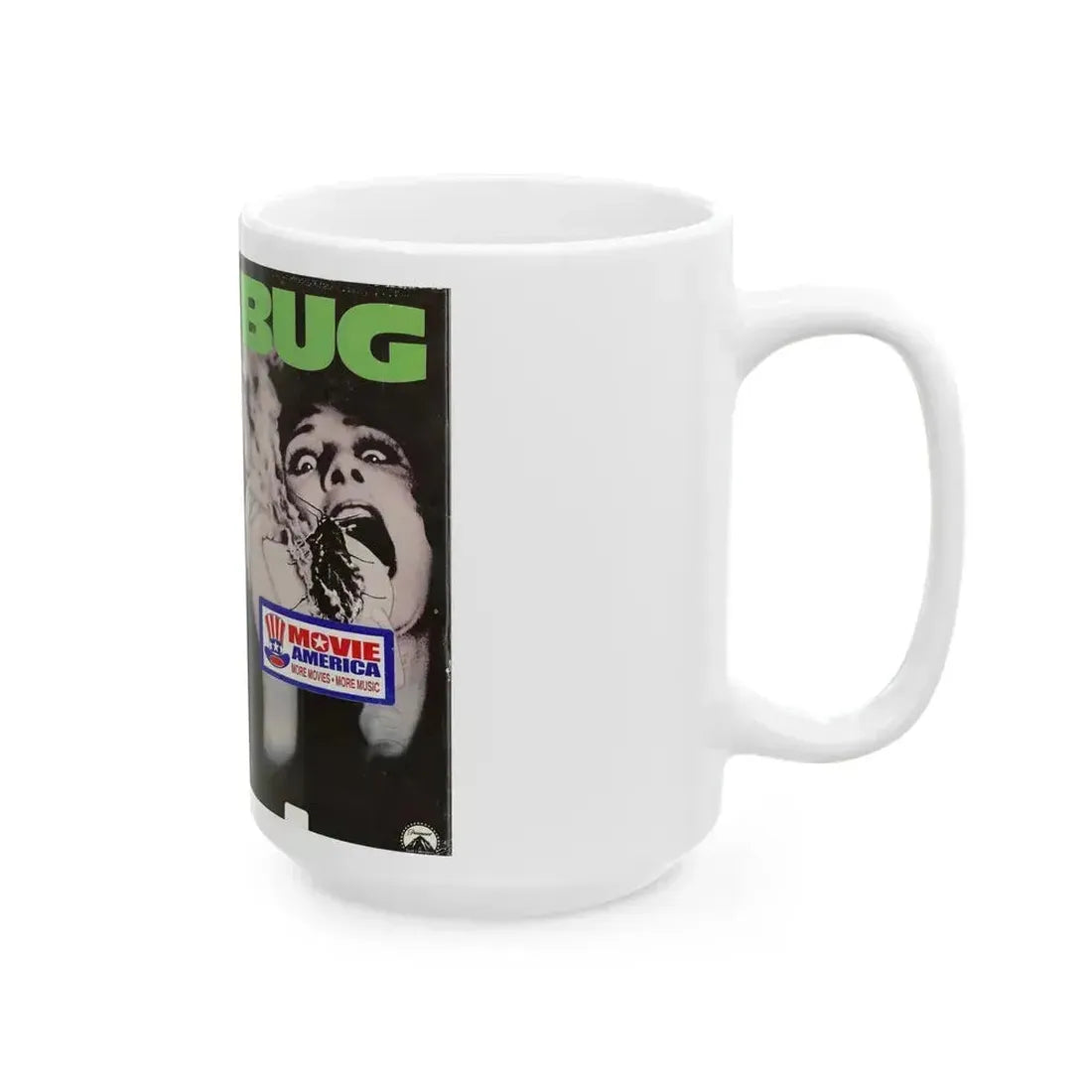 BUG (VHS COVER) - White Coffee Mug - Go Mug Yourself