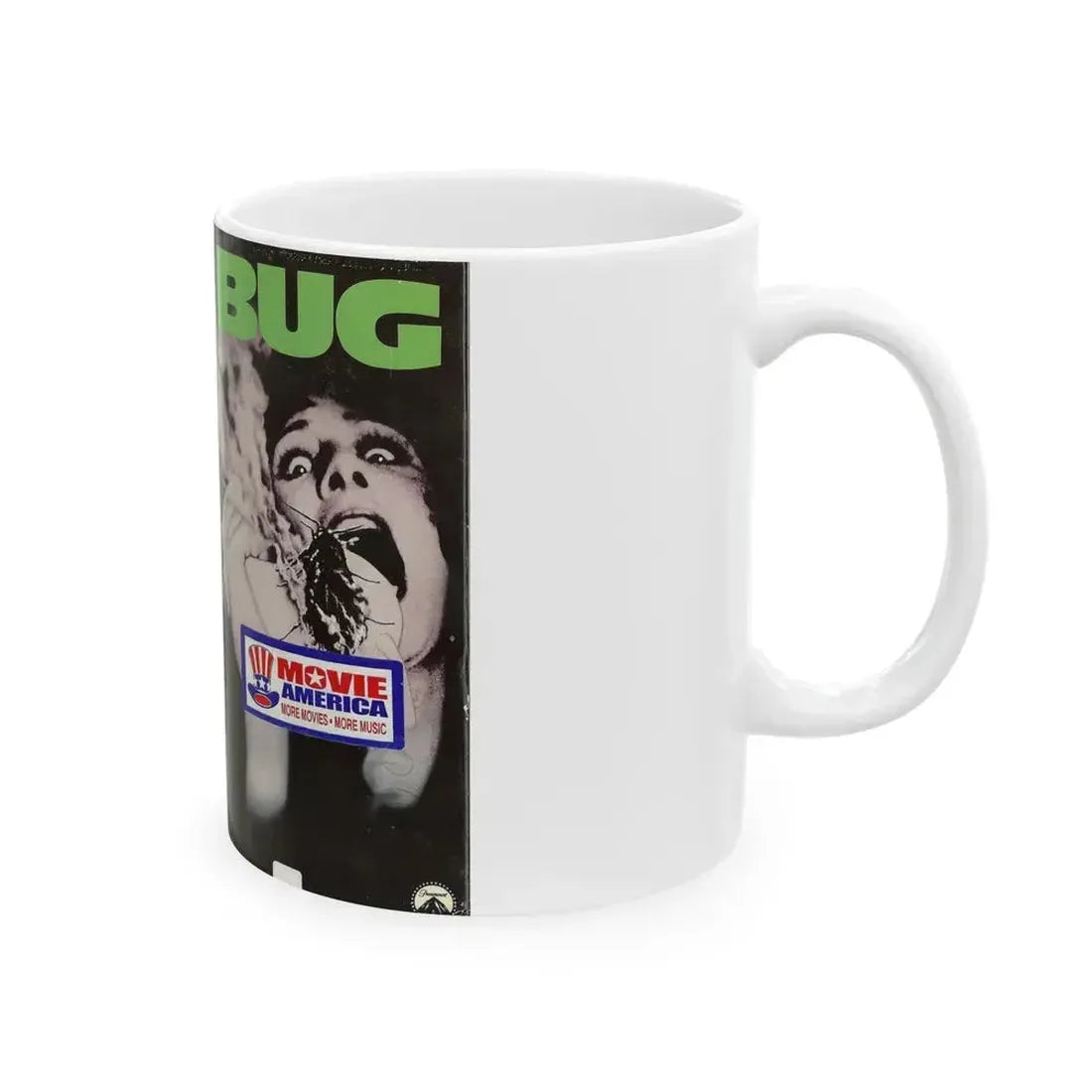 BUG (VHS COVER) - White Coffee Mug - Go Mug Yourself