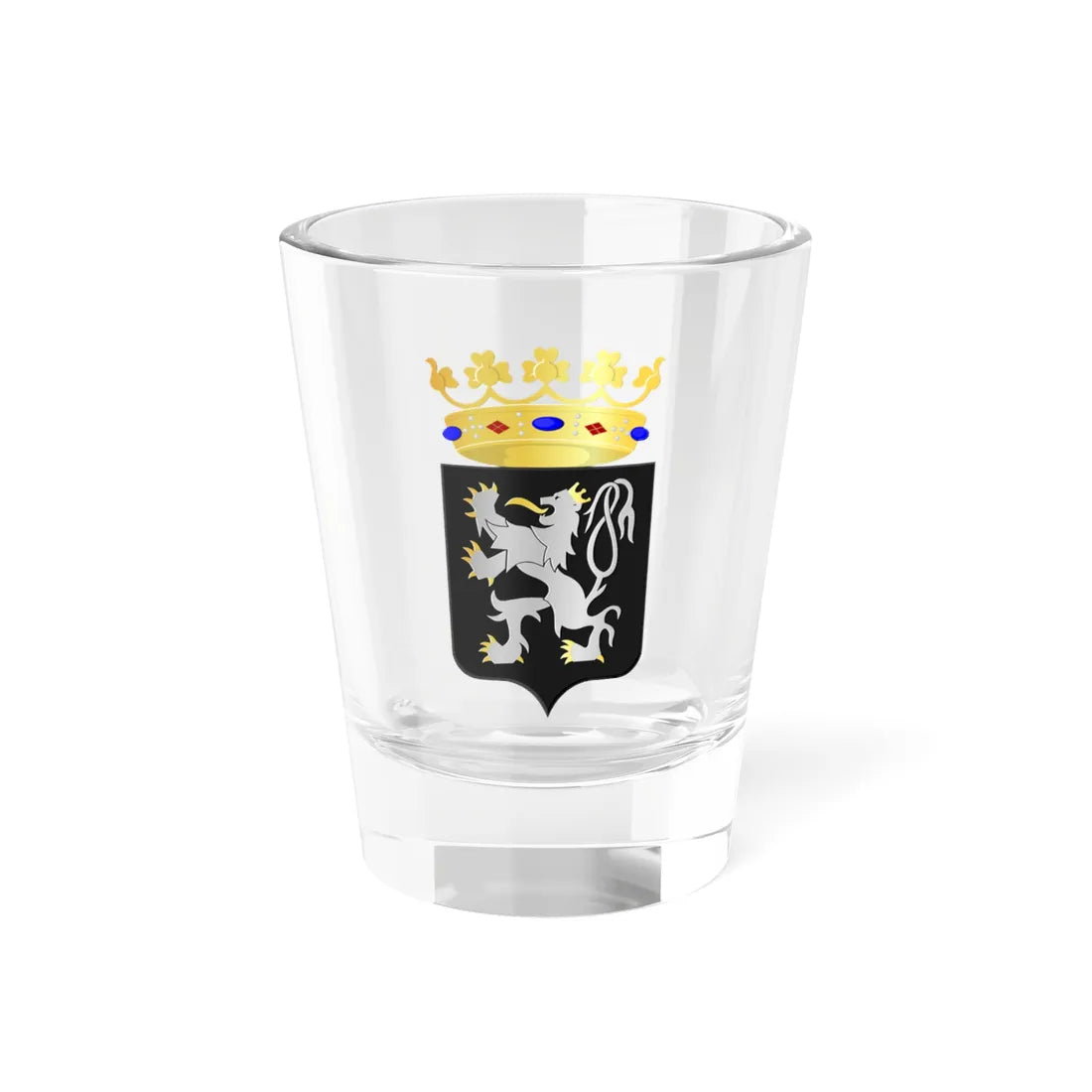 Buggenhout wapen (Belgium) (Coat of Arms) Shot Glass 1.5oz 1.5oz - Go Mug Yourself