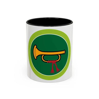 Bugling (Boy Scout Merit Badge) Accent Coffee Mug 11oz Black - Go Mug Yourself