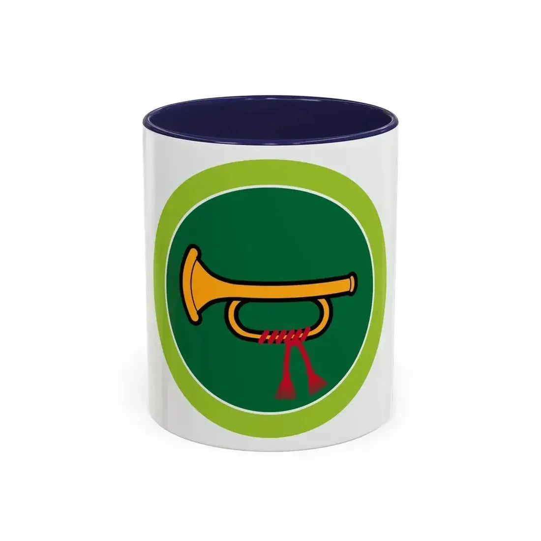 Bugling (Boy Scout Merit Badge) Accent Coffee Mug 11oz Navy - Go Mug Yourself