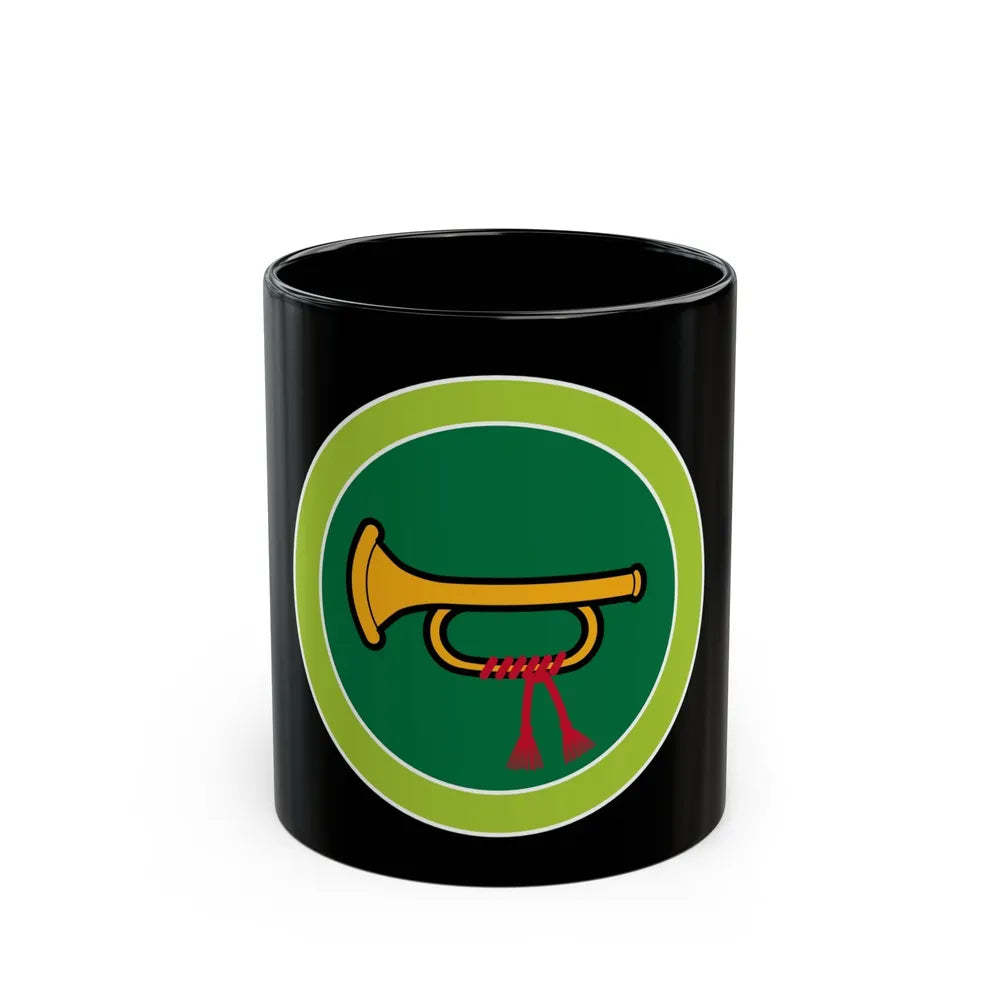 Bugling (Boy Scout Merit Badge) Black Coffee Mug-11oz-Go Mug Yourself