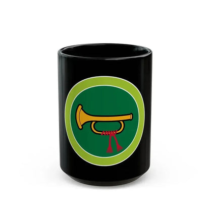 Bugling (Boy Scout Merit Badge) Black Coffee Mug 15oz - Go Mug Yourself
