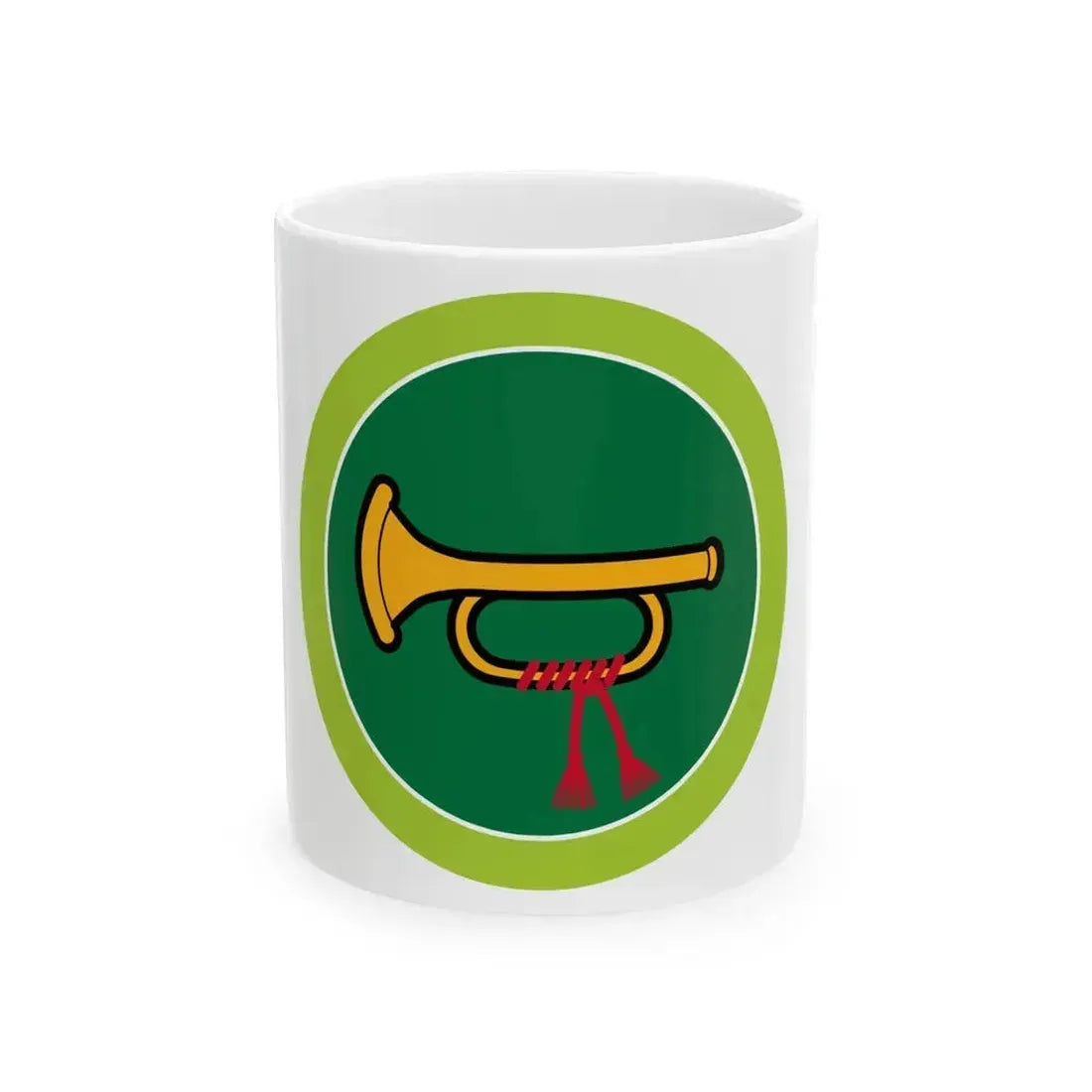 Bugling (Boy Scout Merit Badge) White Coffee Mug 11oz - Go Mug Yourself