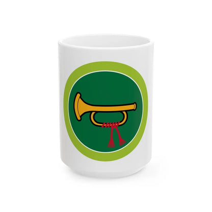 Bugling (Boy Scout Merit Badge) White Coffee Mug-15oz-Go Mug Yourself