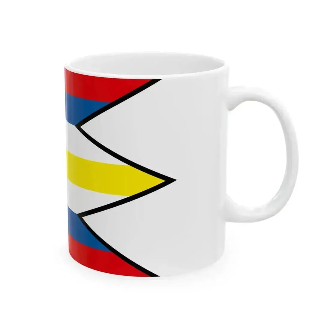 Buglovce Levoca Flag (Slovakia) White Coffee Mug - Go Mug Yourself