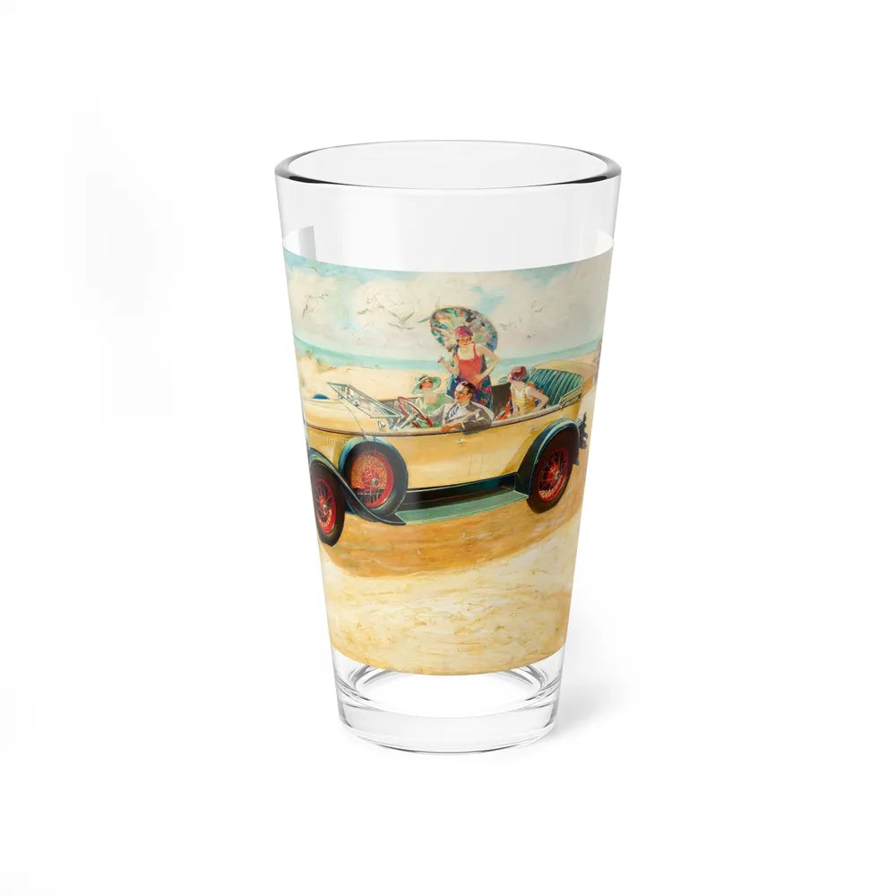 Buick Motors ad illustration (Magazine Illustration) Pint Glass 16oz-16oz-Go Mug Yourself