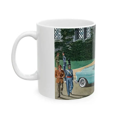 Buick Skylark, Esquire magazine, November 1954 - White Coffee Mug - Go Mug Yourself