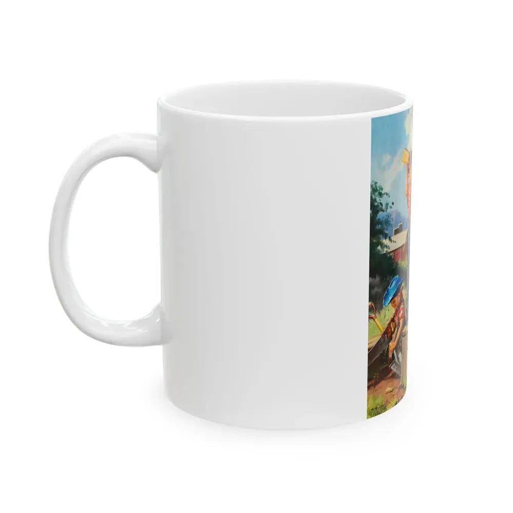 Building a Fort - White Coffee Mug - Go Mug Yourself