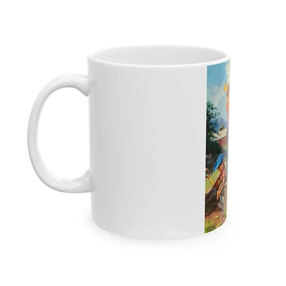 Building a Fort - White Coffee Mug - Go Mug Yourself