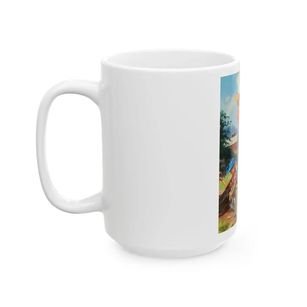 Building a Fort - White Coffee Mug - Go Mug Yourself