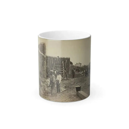 Building Stockade, Alexandria, Va.(2) (U.S. Civil War) Color Changing Coffee Mug 11oz Default Title 11oz - Go Mug Yourself