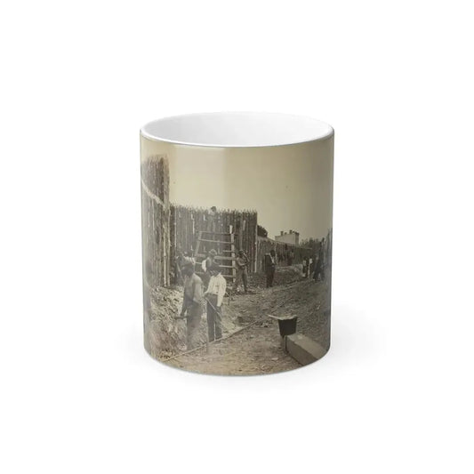 Building Stockade, Alexandria, Va.(2) (U.S. Civil War) Color Changing Coffee Mug 11oz Default Title 11oz - Go Mug Yourself