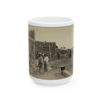 Building Stockade, Alexandria, Va.(2) (U.S. Civil War) White Coffee Mug 15oz - Go Mug Yourself