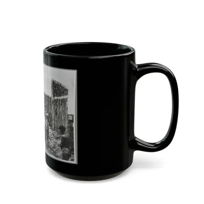 Building Stockade, Alexandria, Va. (U.S. Civil War) Black Coffee Mug - Go Mug Yourself