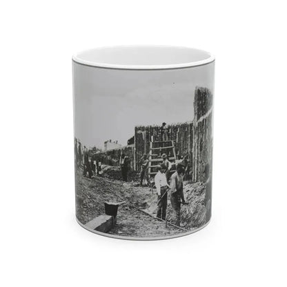 Building Stockade, Alexandria, Va. (U.S. Civil War) White Coffee Mug 11oz - Go Mug Yourself
