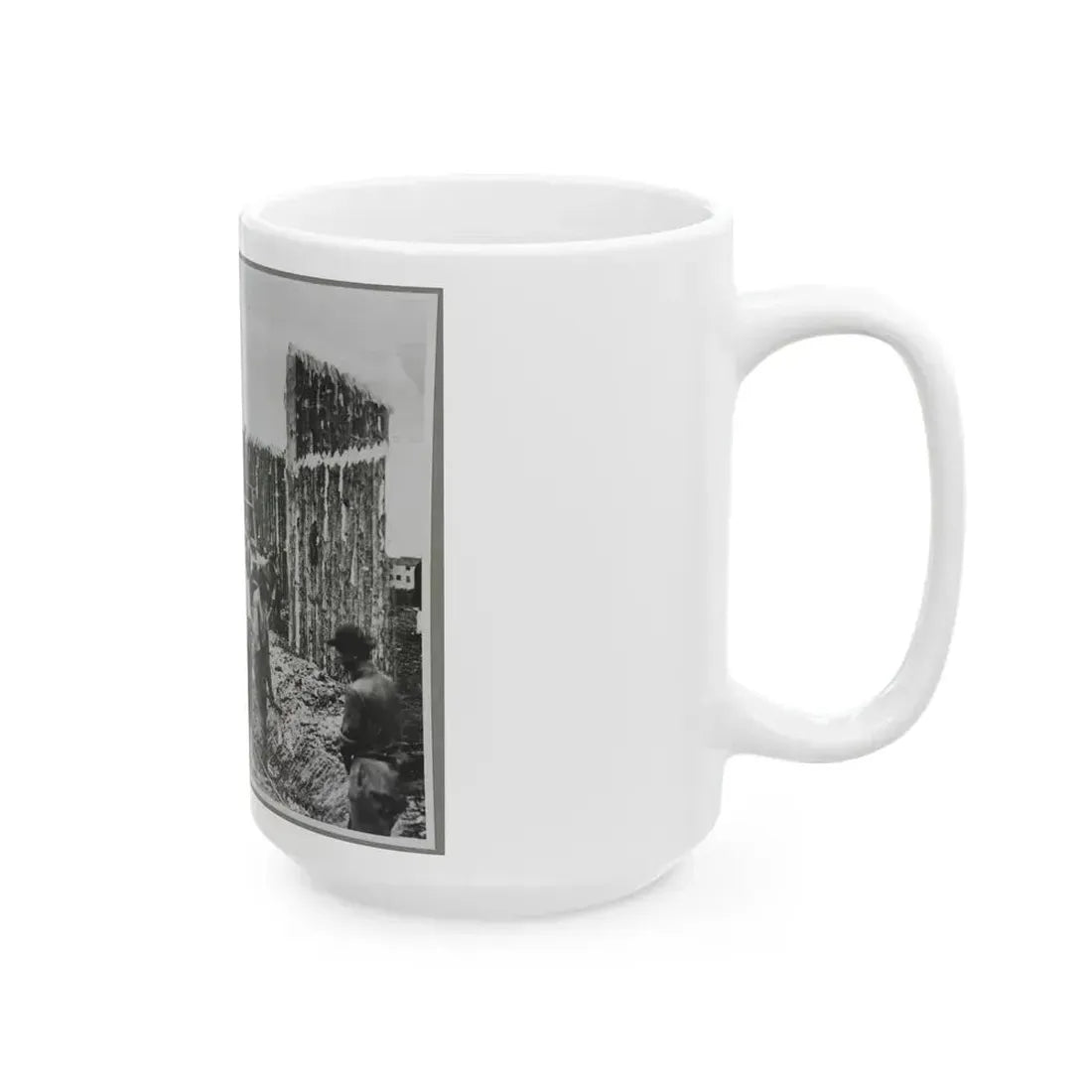 Building Stockade, Alexandria, Va. (U.S. Civil War) White Coffee Mug - Go Mug Yourself