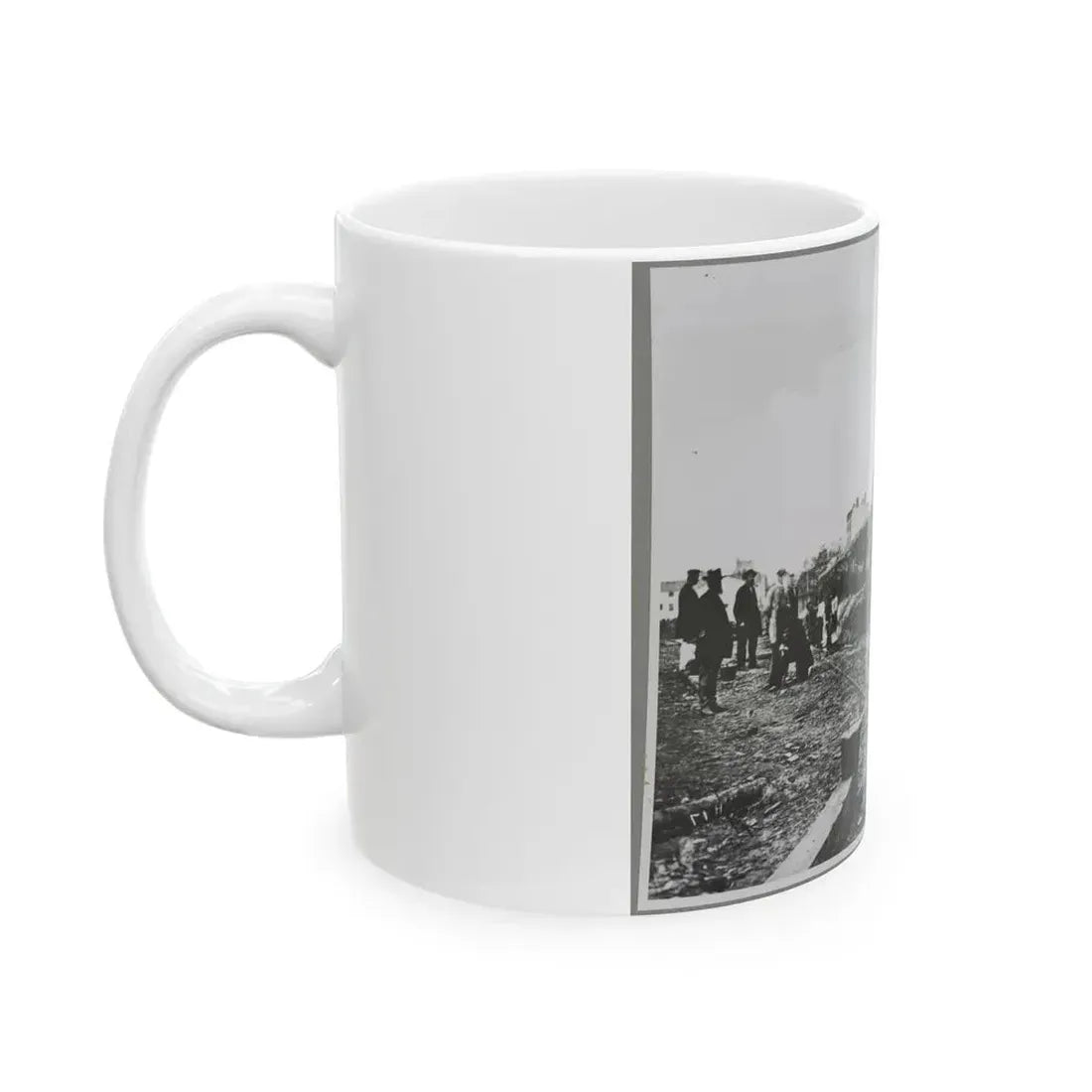 Building Stockade, Alexandria, Va. (U.S. Civil War) White Coffee Mug - Go Mug Yourself
