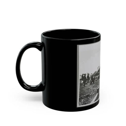 Building Stockade, Alexandria, Va. (U.S. Civil War) Black Coffee Mug-Go Mug Yourself