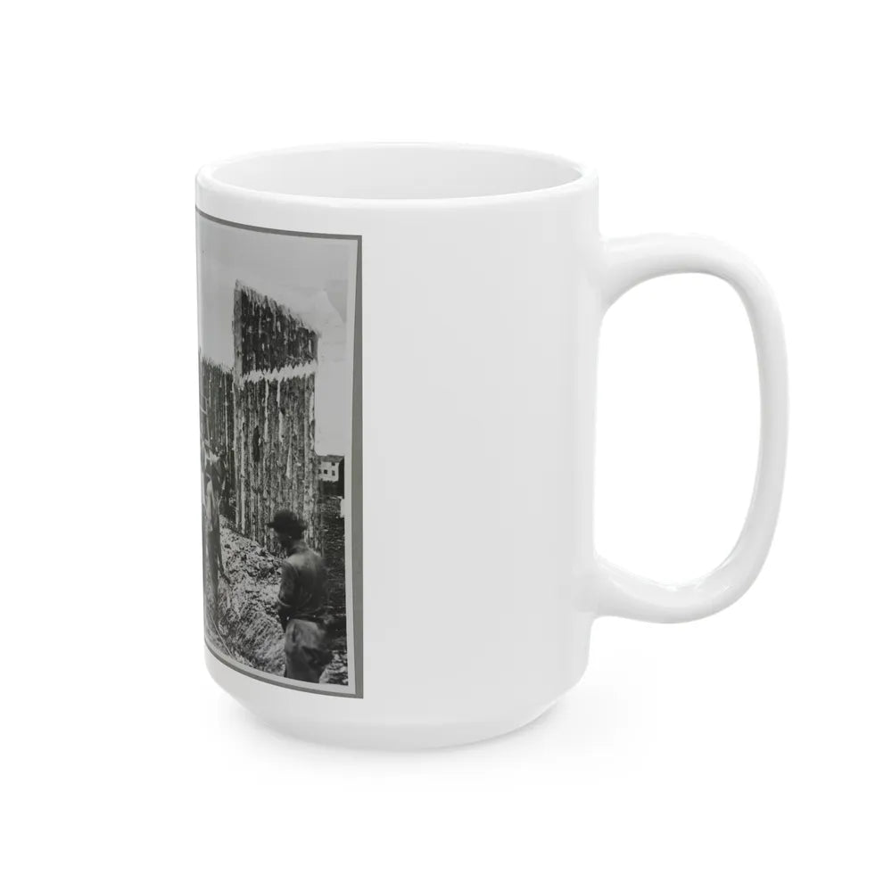 Building Stockade, Alexandria, Va. (U.S. Civil War) White Coffee Mug-Go Mug Yourself