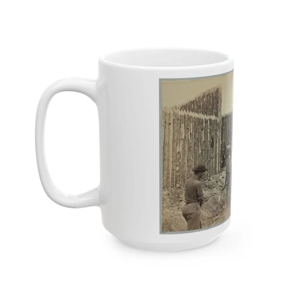 Building Stockade, Alexandria, Va.(2) (U.S. Civil War) White Coffee Mug-Go Mug Yourself