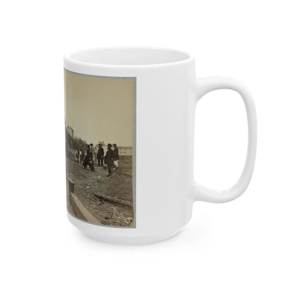 Building Stockade, Alexandria, Va.(2) (U.S. Civil War) White Coffee Mug-Go Mug Yourself