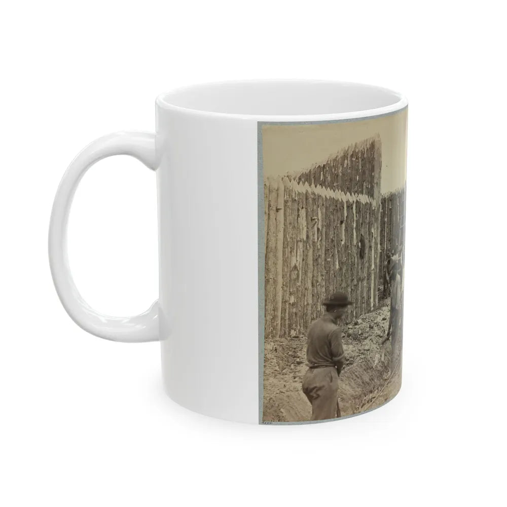 Building Stockade, Alexandria, Va.(2) (U.S. Civil War) White Coffee Mug-Go Mug Yourself