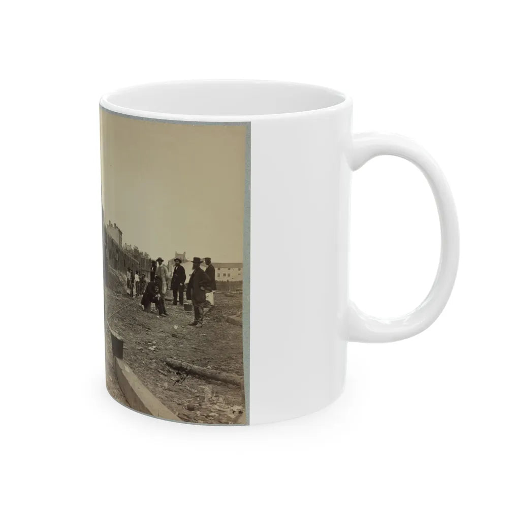 Building Stockade, Alexandria, Va.(2) (U.S. Civil War) White Coffee Mug-Go Mug Yourself