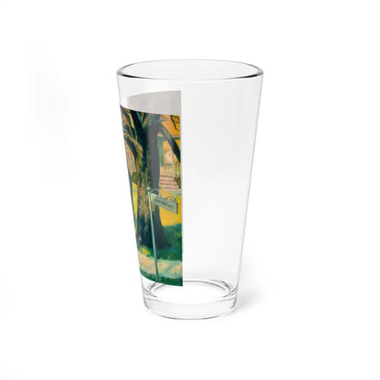 Building the Doctor's Addition (Magazine Illustration) Pint Glass 16oz - Go Mug Yourself