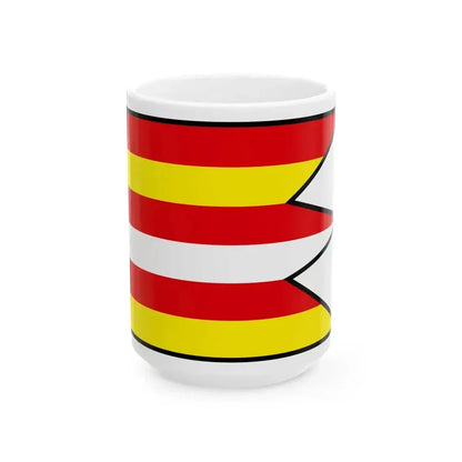 Bukovce Stropkov Flag (Slovakia) White Coffee Mug 15oz - Go Mug Yourself