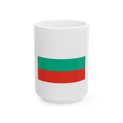 Bulgaria 67237 - The Noun Project (Bulgaria) White Coffee Mug 15oz - Go Mug Yourself