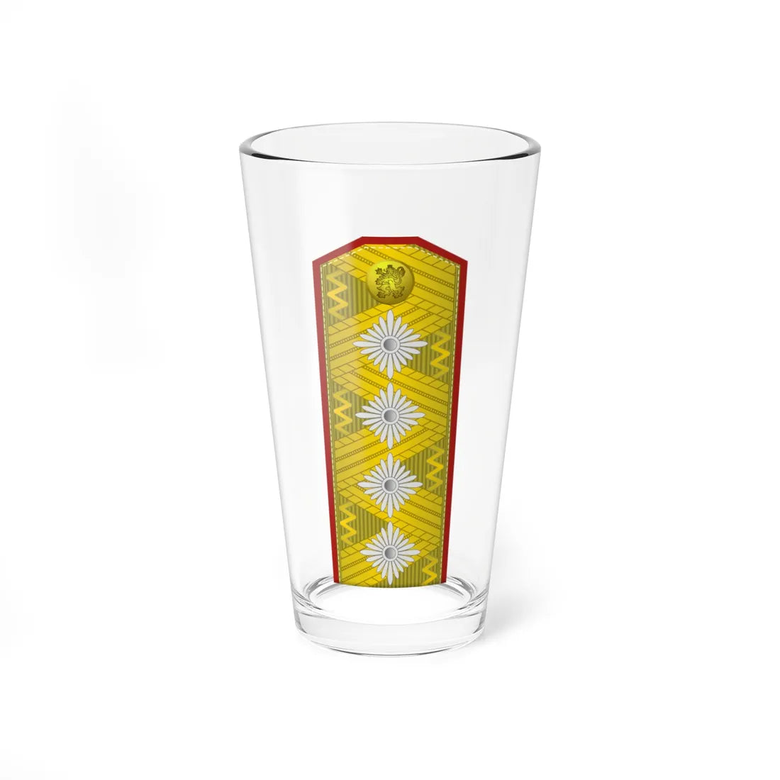 Bulgaria Army OF 9 (Bulgaria) (Military Rank) Pint Glass 16oz 16oz - Go Mug Yourself