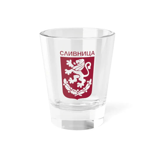 Герб на Сливница (Bulgaria) (Coat of Arms) Shot Glass 1.5oz 1.5oz - Go Mug Yourself
