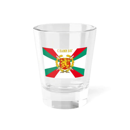 Знаме на министерството на отбраната (Bulgaria) Shot Glass 1.5oz 1.5oz - Go Mug Yourself