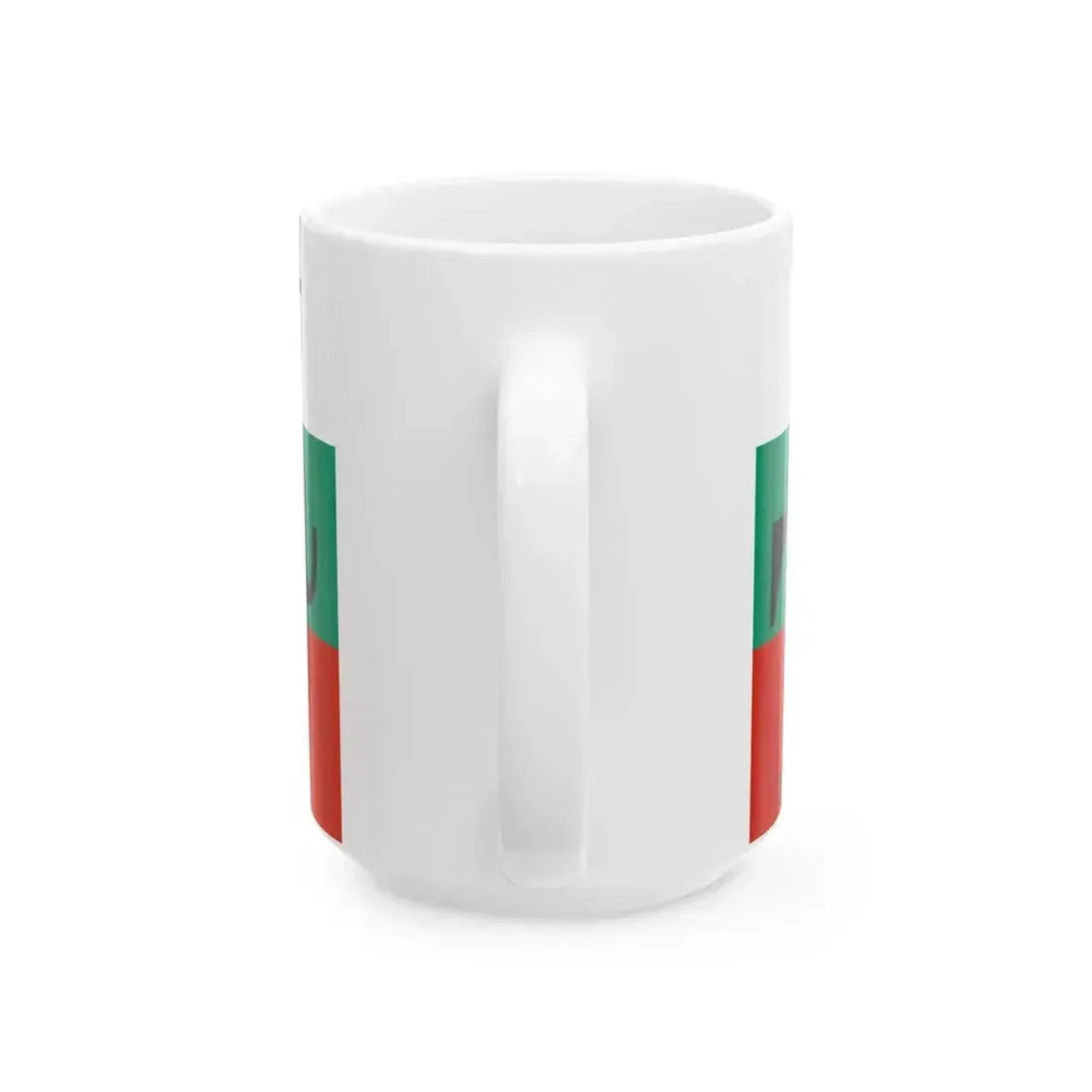 Bulgarian flag with Yat and Big Yus (Bulgaria) White Coffee Mug - Go Mug Yourself